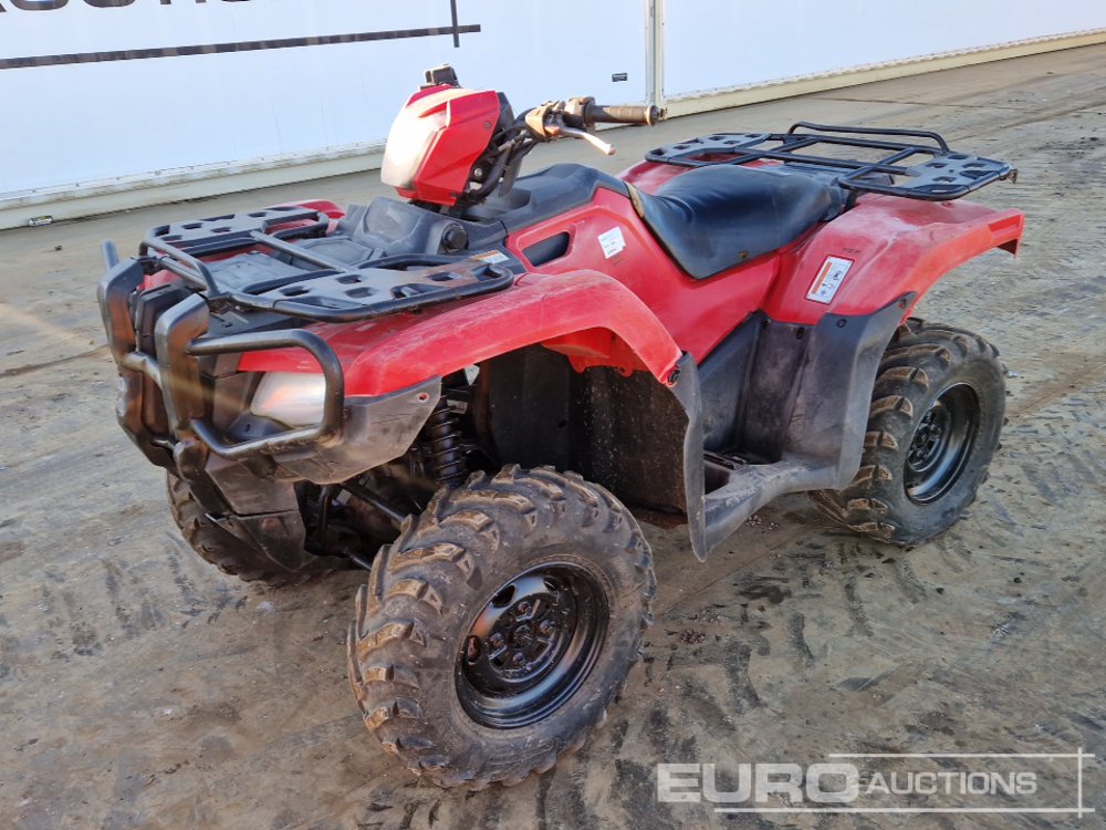 Honda 4×4 Petrol Quad Bike ATVs For Auction: Leeds -27th, 28th, 29th, 30th November 24 @ 8:00am