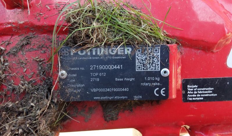 2021 POTTINGER TOP612 WINDROWER For Auction on 2024-12-29 full