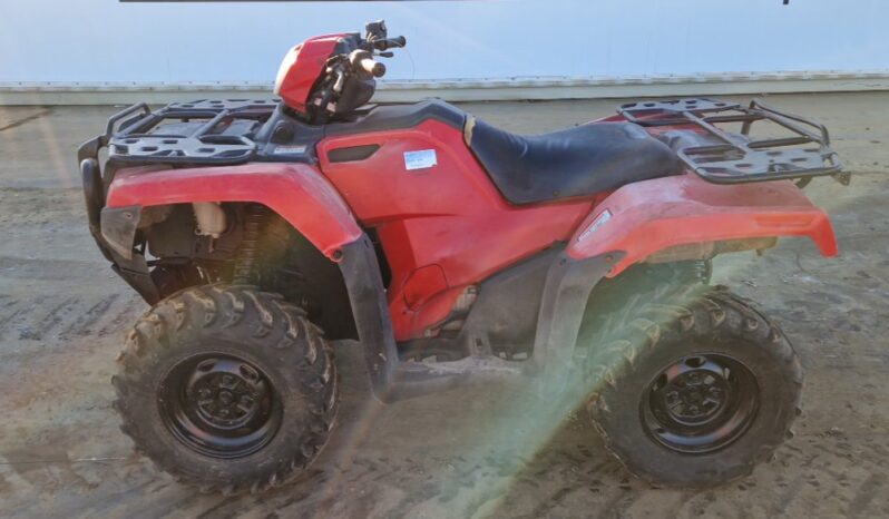 Honda 4×4 Petrol Quad Bike ATVs For Auction: Leeds -27th, 28th, 29th, 30th November 24 @ 8:00am full