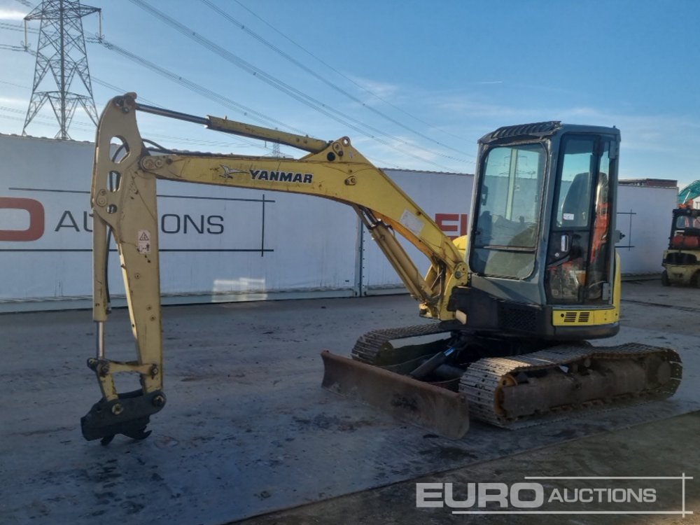 Yanmar Vi055-5B Mini Excavators For Auction: Leeds -27th, 28th, 29th, 30th November 24 @ 8:00am