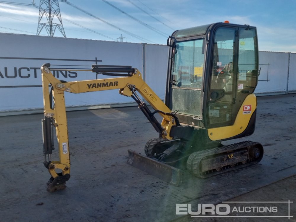 2020 Yanmar SV18 Mini Excavators For Auction: Leeds -27th, 28th, 29th, 30th November 24 @ 8:00am