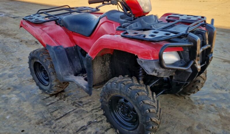 Honda 4×4 Petrol Quad Bike ATVs For Auction: Leeds -27th, 28th, 29th, 30th November 24 @ 8:00am full