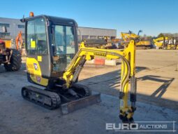 2020 Yanmar SV18 Mini Excavators For Auction: Leeds -27th, 28th, 29th, 30th November 24 @ 8:00am full