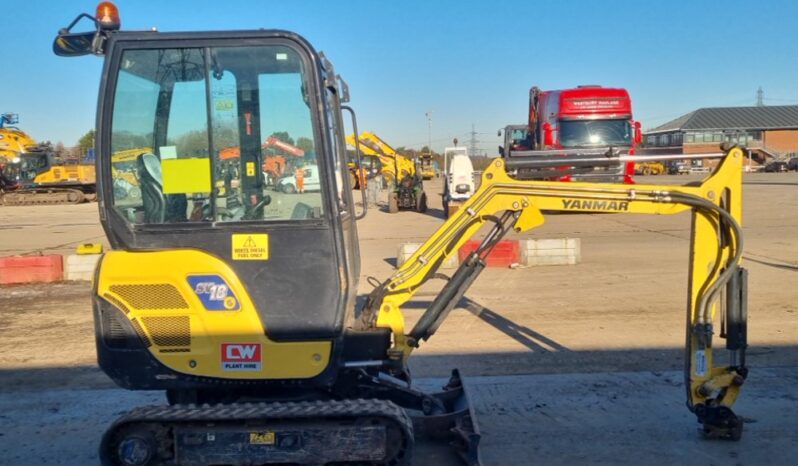 2020 Yanmar SV18 Mini Excavators For Auction: Leeds -27th, 28th, 29th, 30th November 24 @ 8:00am full