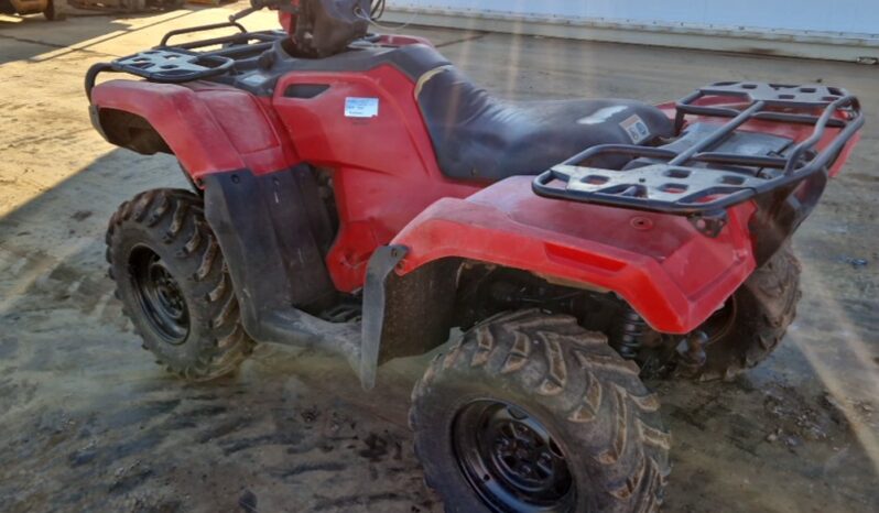 Honda 4×4 Petrol Quad Bike ATVs For Auction: Leeds -27th, 28th, 29th, 30th November 24 @ 8:00am full