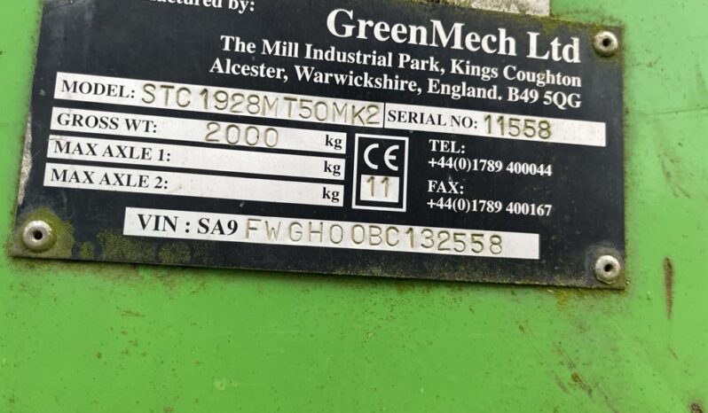 2011 GreenMech STC19-28MT50 Wood Chipper Farm Machinery For Auction: Dromore – 6th & 7th December 2024 @ 9:00am full