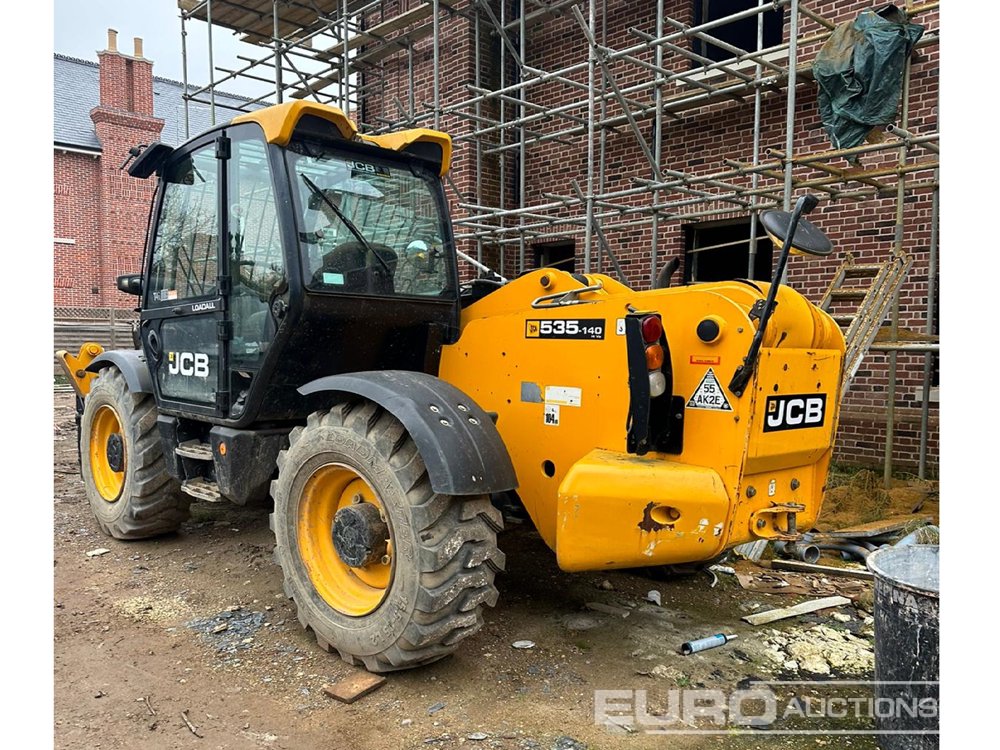 2014 JCB 535-140 HI VIS Telehandlers For Auction: Leeds – 22nd, 23rd, 24th & 25th January 25 @ 8:00am