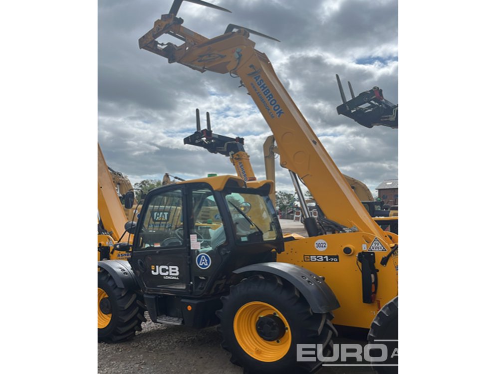 2018 JCB 531-70 Telehandlers For Auction: Leeds – 22nd, 23rd, 24th & 25th January 25 @ 8:00am