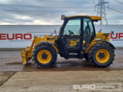 JCB Turbo Powershift  Telehandler, Joystick Controls, PUH, WLI, A/C, Forks Telehandlers For Auction: Leeds – 22nd, 23rd, 24th & 25th January 25 @ 8:00am full