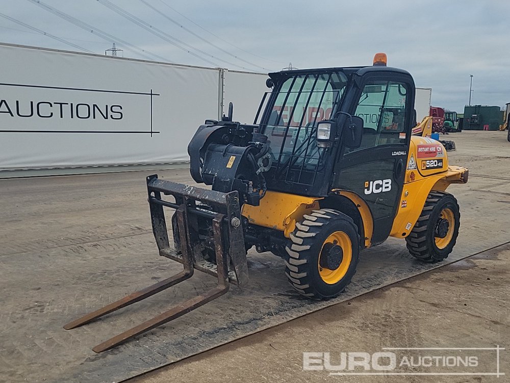 2019 JCB 520-40 Telehandlers For Auction: Leeds – 22nd, 23rd, 24th & 25th January 25 @ 8:00am