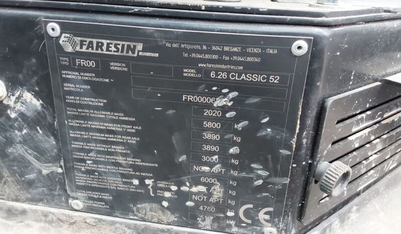 2020 FARESIN 6.26 CLASSIC 52  For Auction on 2025-02-04 full