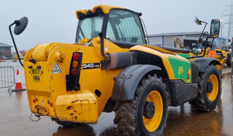 2017 JCB 540-140 Hi Viz Telehandlers For Auction: Leeds – 22nd, 23rd, 24th & 25th January 25 @ 8:00am full