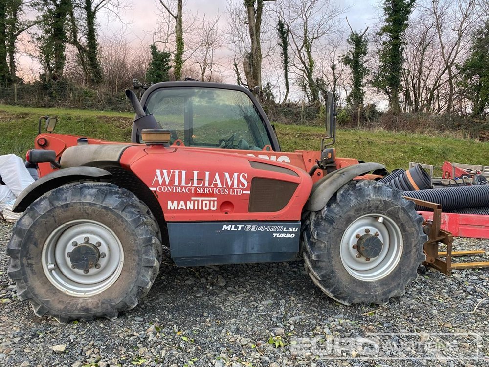 Manitou MLT634 -120LSU Telehandlers For Auction: Leeds – 22nd, 23rd, 24th & 25th January 25 @ 8:00am