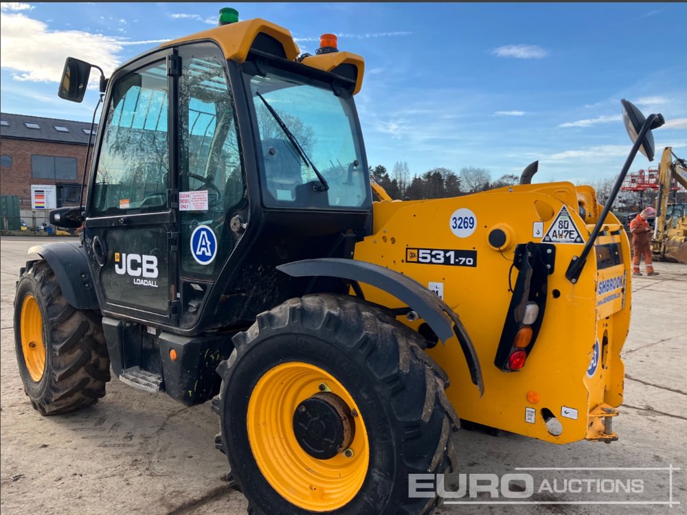 2019 JCB 531-70 Telehandlers For Auction: Leeds – 22nd, 23rd, 24th & 25th January 25 @ 8:00am