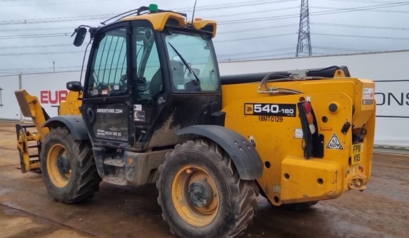 2018 JCB 540-180 Hi Viz Telehandlers For Auction: Leeds – 22nd, 23rd, 24th & 25th January 25 @ 8:00am full