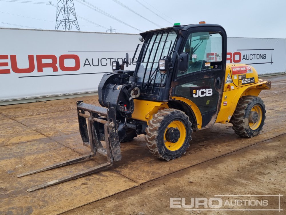 2018 JCB 520-40 Telehandlers For Auction: Leeds – 22nd, 23rd, 24th & 25th January 25 @ 8:00am