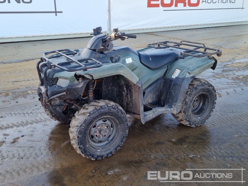 Honda 4WD Petrol Quad Bike ATVs For Auction: Leeds – 22nd, 23rd, 24th & 25th January 25 @ 8:00am