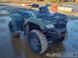 Honda 4WD Petrol Quad Bike ATVs For Auction: Leeds – 22nd, 23rd, 24th & 25th January 25 @ 8:00am full