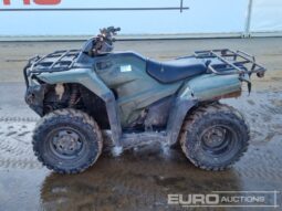 Honda 4WD Petrol Quad Bike ATVs For Auction: Leeds – 22nd, 23rd, 24th & 25th January 25 @ 8:00am full