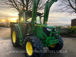 2018 John Deere 6120R A/Quad c/w JD 643R loader full