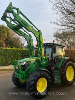 2018 John Deere 6120R A/Quad c/w JD 643R loader full