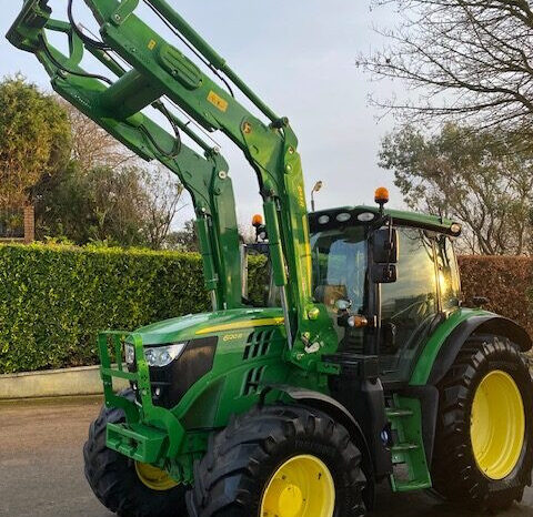 2018 John Deere 6120R A/Quad c/w JD 643R loader full