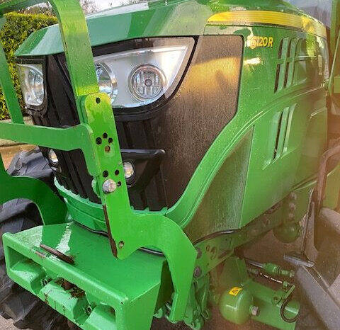 2018 John Deere 6120R A/Quad c/w JD 643R loader full