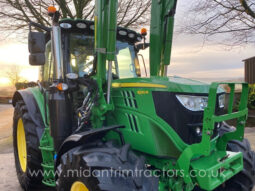 2018 John Deere 6120R A/Quad c/w JD 643R loader full