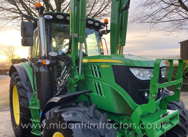 2018 John Deere 6120R A/Quad c/w JD 643R loader full