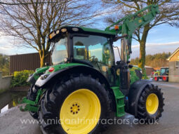 2018 John Deere 6120R A/Quad c/w JD 643R loader full