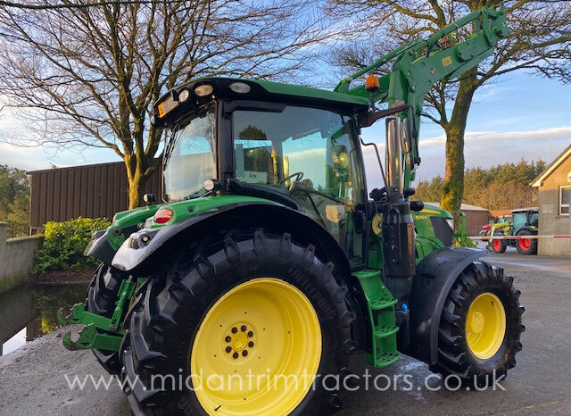 2018 John Deere 6120R A/Quad c/w JD 643R loader full