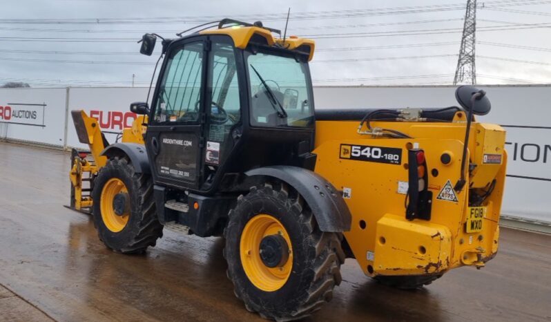 2018 JCB 540-180 Hi Viz Telehandlers For Auction: Leeds – 22nd, 23rd, 24th & 25th January 25 @ 8:00am full