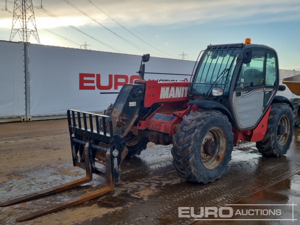 2016 Manitou MT732 Telehandlers For Auction: Leeds – 22nd, 23rd, 24th & 25th January 25 @ 8:00am