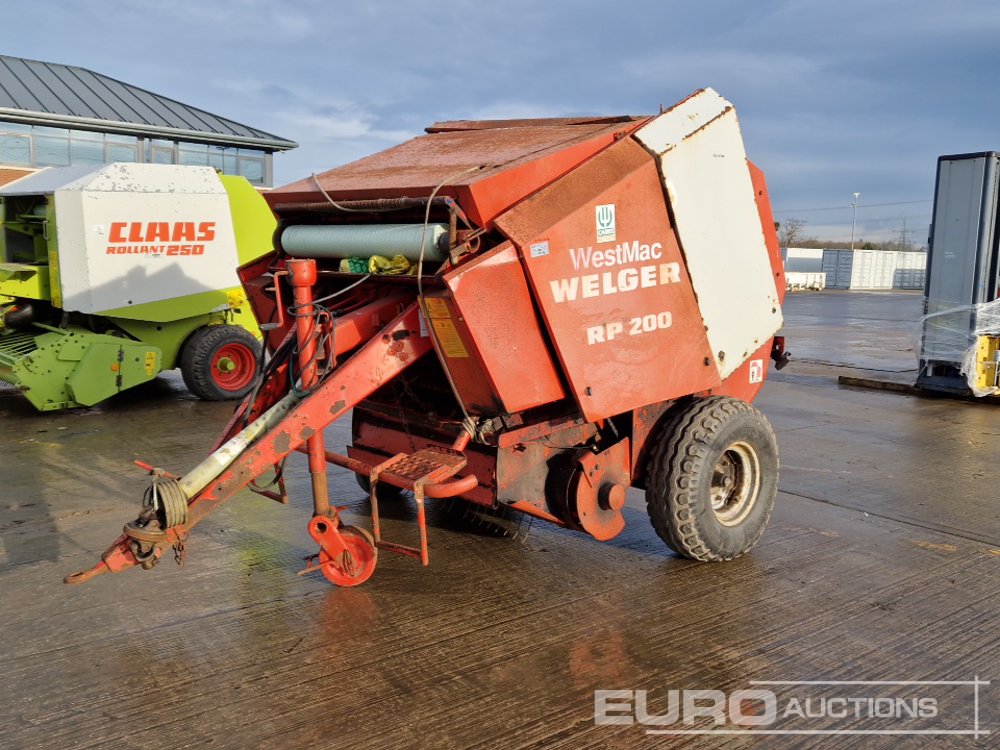 Welger RP200 Farm Machinery For Auction: Leeds – 22nd, 23rd, 24th & 25th January 25 @ 8:00am