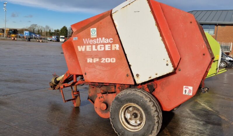 Welger RP200 Farm Machinery For Auction: Leeds – 22nd, 23rd, 24th & 25th January 25 @ 8:00am full