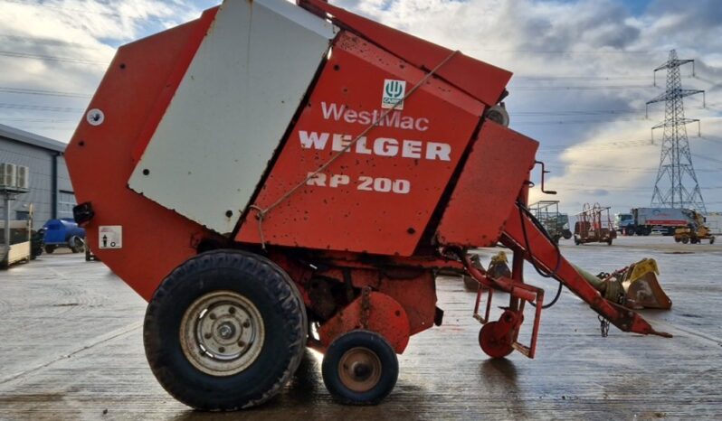 Welger RP200 Farm Machinery For Auction: Leeds – 22nd, 23rd, 24th & 25th January 25 @ 8:00am full