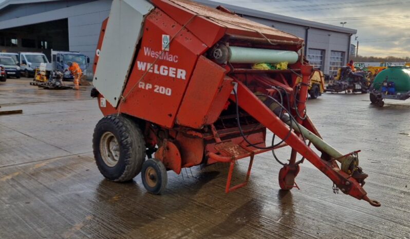 Welger RP200 Farm Machinery For Auction: Leeds – 22nd, 23rd, 24th & 25th January 25 @ 8:00am full