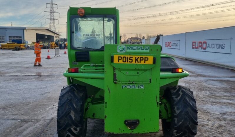 2015 Merlo P38.12 Telehandlers For Auction: Leeds – 22nd, 23rd, 24th & 25th January 25 @ 8:00am full