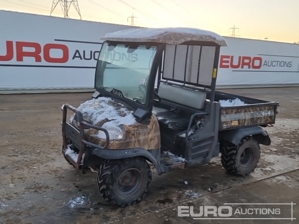 Kubota RTV900-EU Utility Vehicles For Auction: Leeds – 22nd, 23rd, 24th & 25th January 25 @ 8:00am