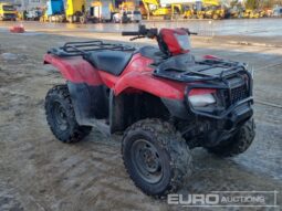 Honda TRX500 ATVs For Auction: Leeds – 22nd, 23rd, 24th & 25th January 25 @ 8:00am full