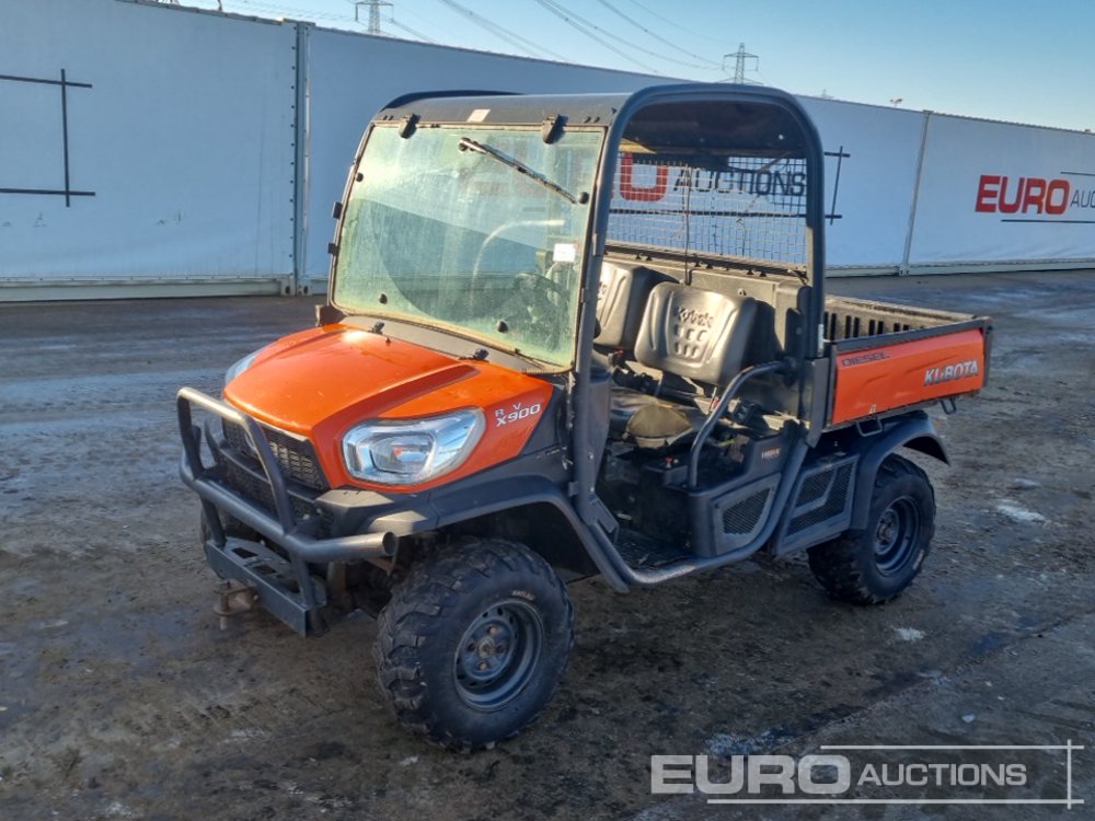 Kubota RTVX900EU Utility Vehicles For Auction: Leeds – 22nd, 23rd, 24th & 25th January 25 @ 8:00am