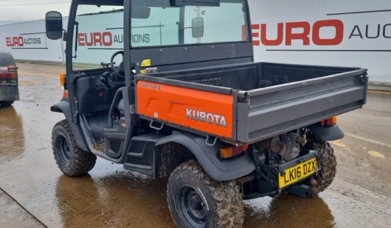 2016 Kubota RTVX900 Utility Vehicles For Auction: Leeds – 22nd, 23rd, 24th & 25th January 25 @ 8:00am full