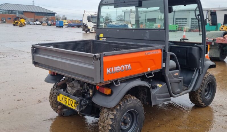 2016 Kubota RTVX900 Utility Vehicles For Auction: Leeds – 22nd, 23rd, 24th & 25th January 25 @ 8:00am full