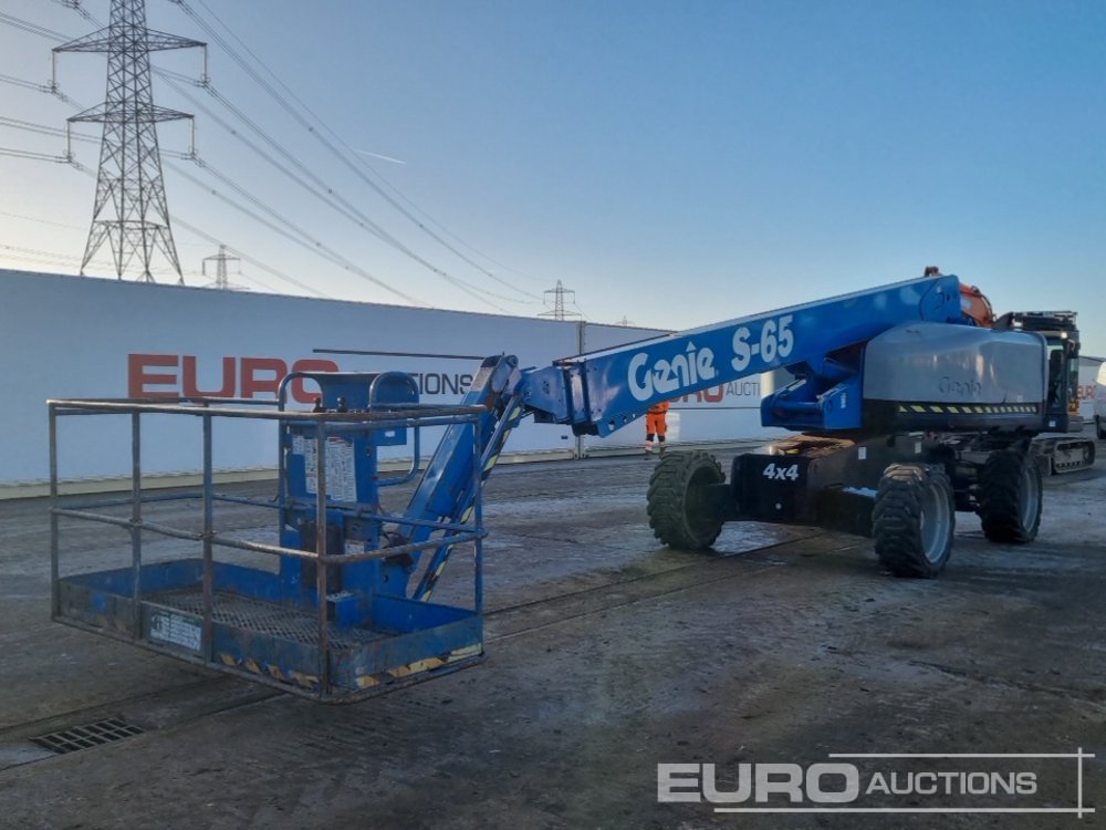 Genie S65 Manlifts For Auction: Leeds – 22nd, 23rd, 24th & 25th January 25 @ 8:00am