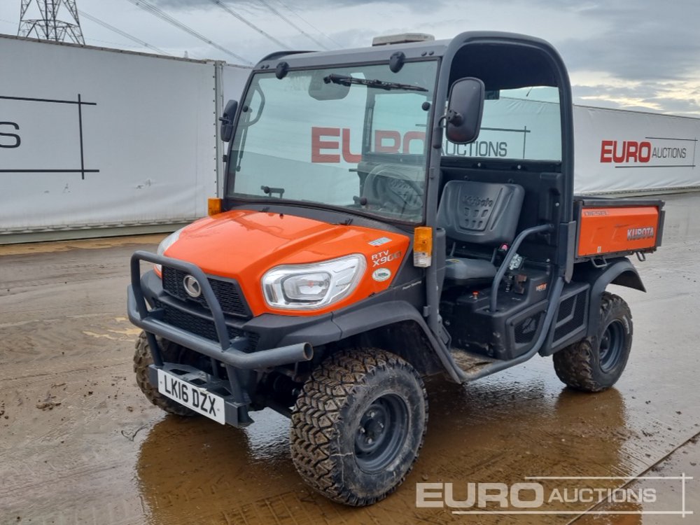 Kubota RTVX900 Utility Vehicles For Auction: Leeds – 22nd, 23rd, 24th & 25th January 25 @ 8:00am