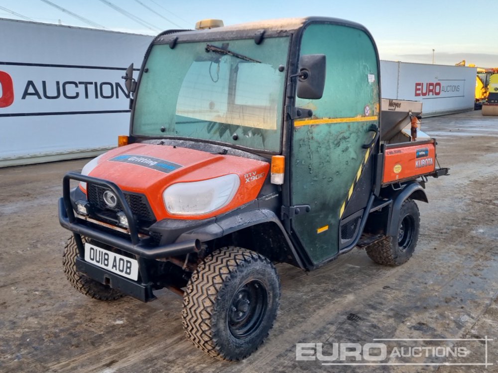 2018 Kubota RTVX900 Utility Vehicles For Auction: Leeds – 22nd, 23rd, 24th & 25th January 25 @ 8:00am