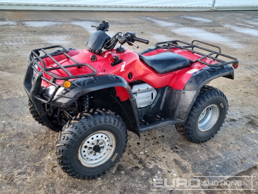 Honda 4WD Petrol Quad Bike ATVs For Auction: Leeds – 22nd, 23rd, 24th & 25th January 25 @ 8:00am