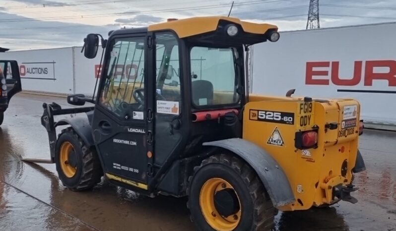 2019 JCB 525-60 Hi Viz Telehandlers For Auction: Leeds – 22nd, 23rd, 24th & 25th January 25 @ 8:00am full