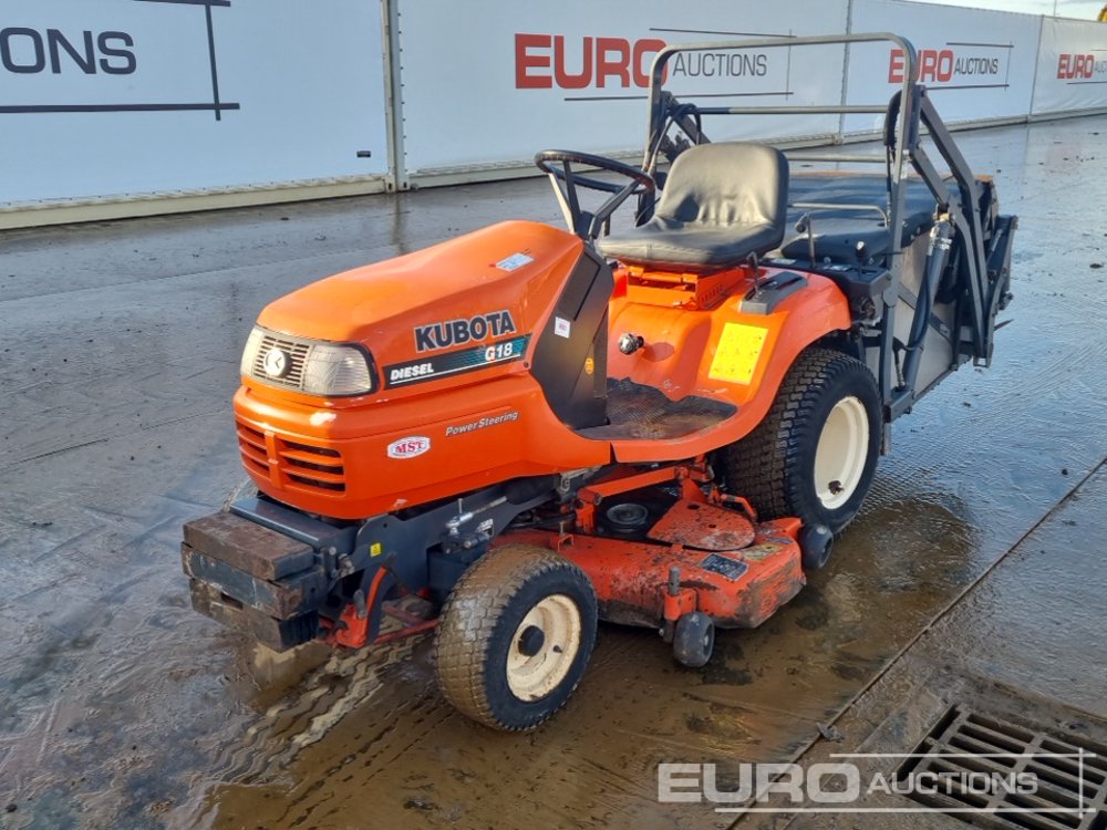 Kubota G18 Lawnmowers For Auction: Leeds – 22nd, 23rd, 24th & 25th January 25 @ 8:00am