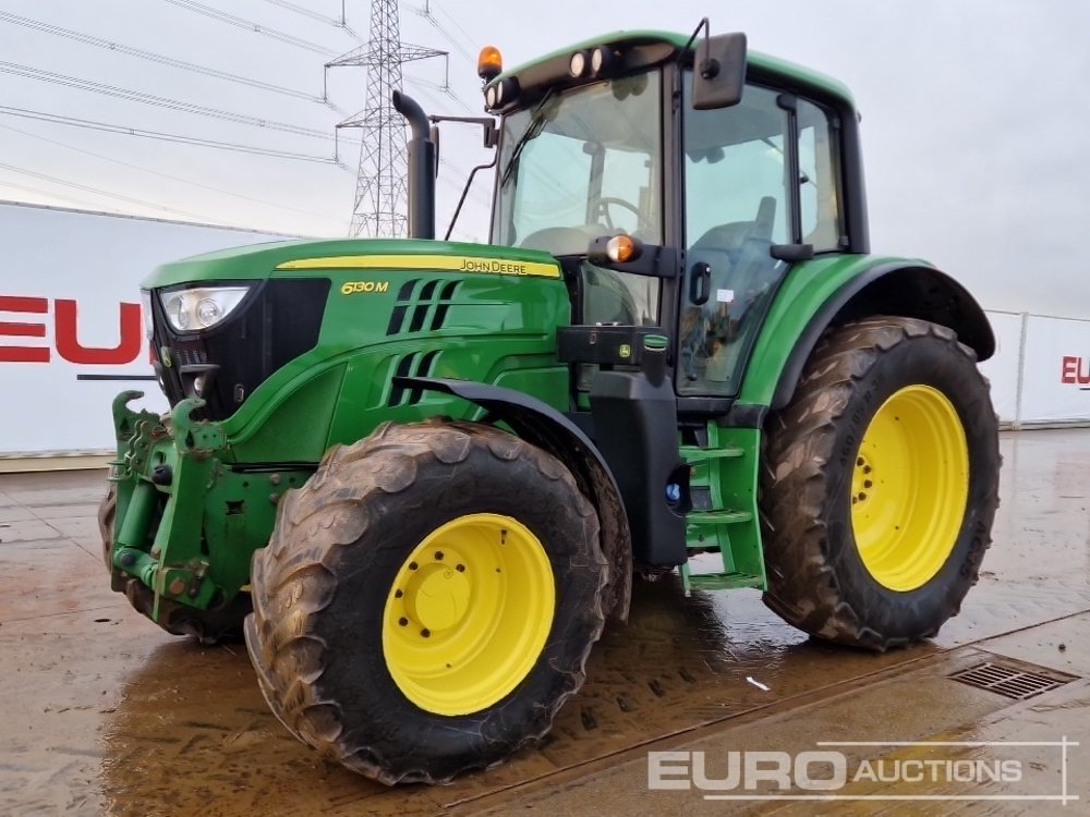 2017 John Deere 6130M Tractors For Auction: Leeds – 22nd, 23rd, 24th & 25th January 25 @ 8:00am